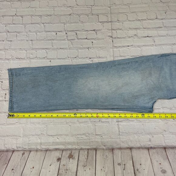 Levi's Women Ribcage Straight Ankle Jeans Size 27 Blue Denim B338 -17 - Picture 7 of 16